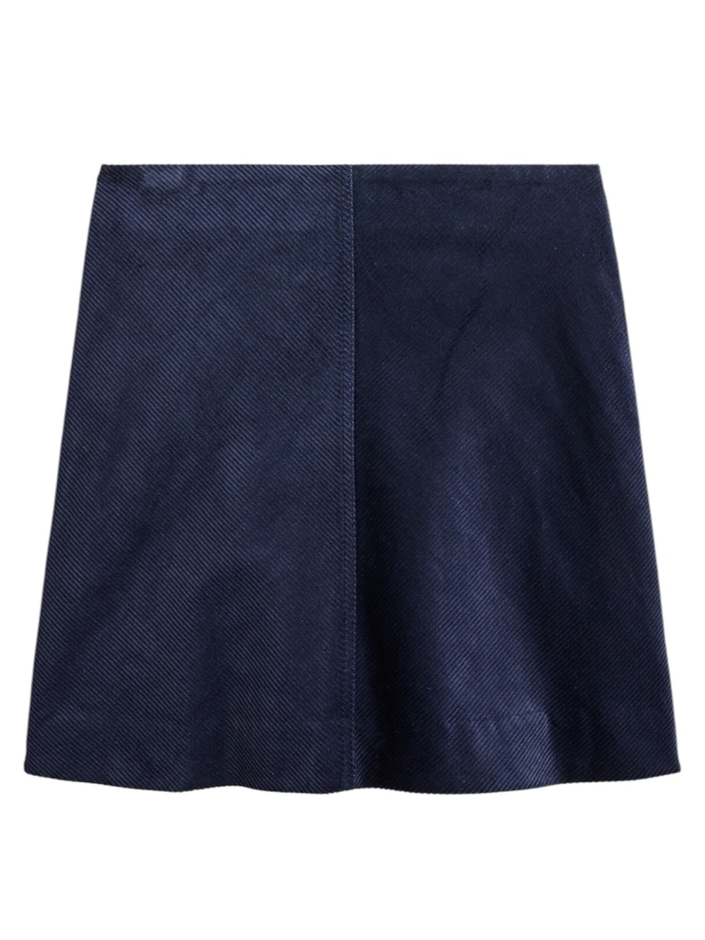 J. Crew Natasha Corduroy Mini Skirt Size 10 Navy Blue A-Line Classic Academia